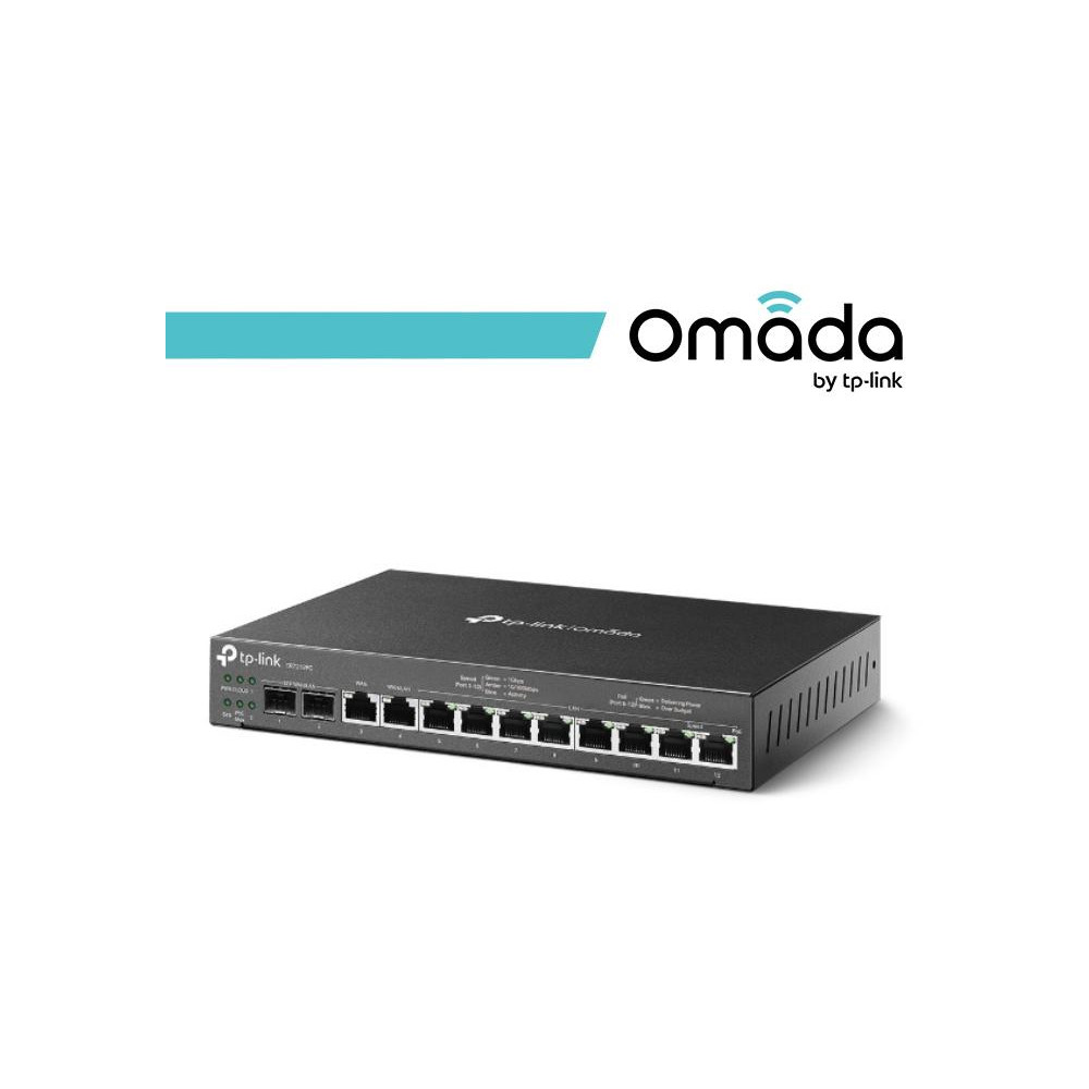 Omada Router VPN Gigabit 3-in-1: Router+Switch PoE+Controller - ER7212PC