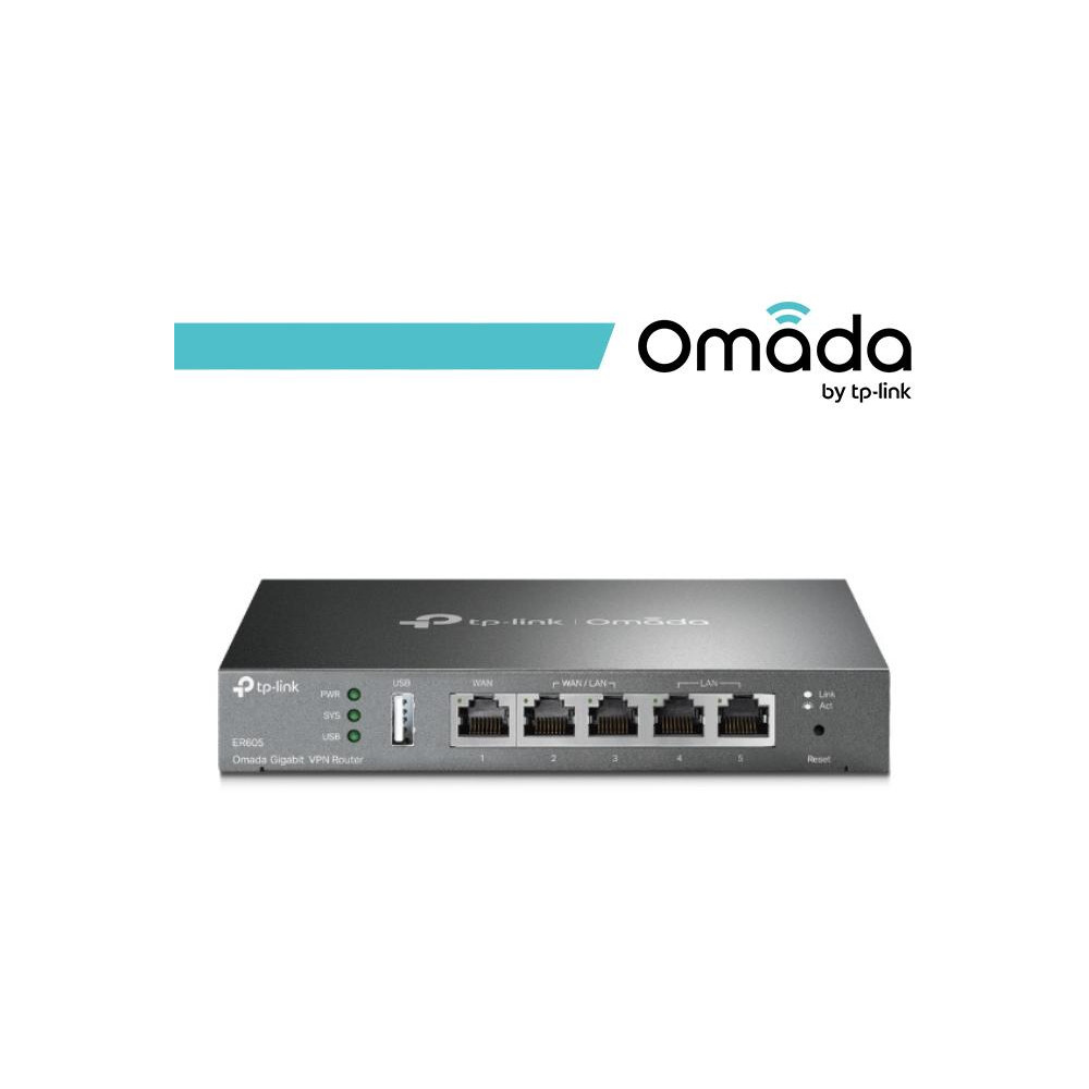 Omada Router Gateway VPN Gigabit Multi-WAN SafeStream - ER605