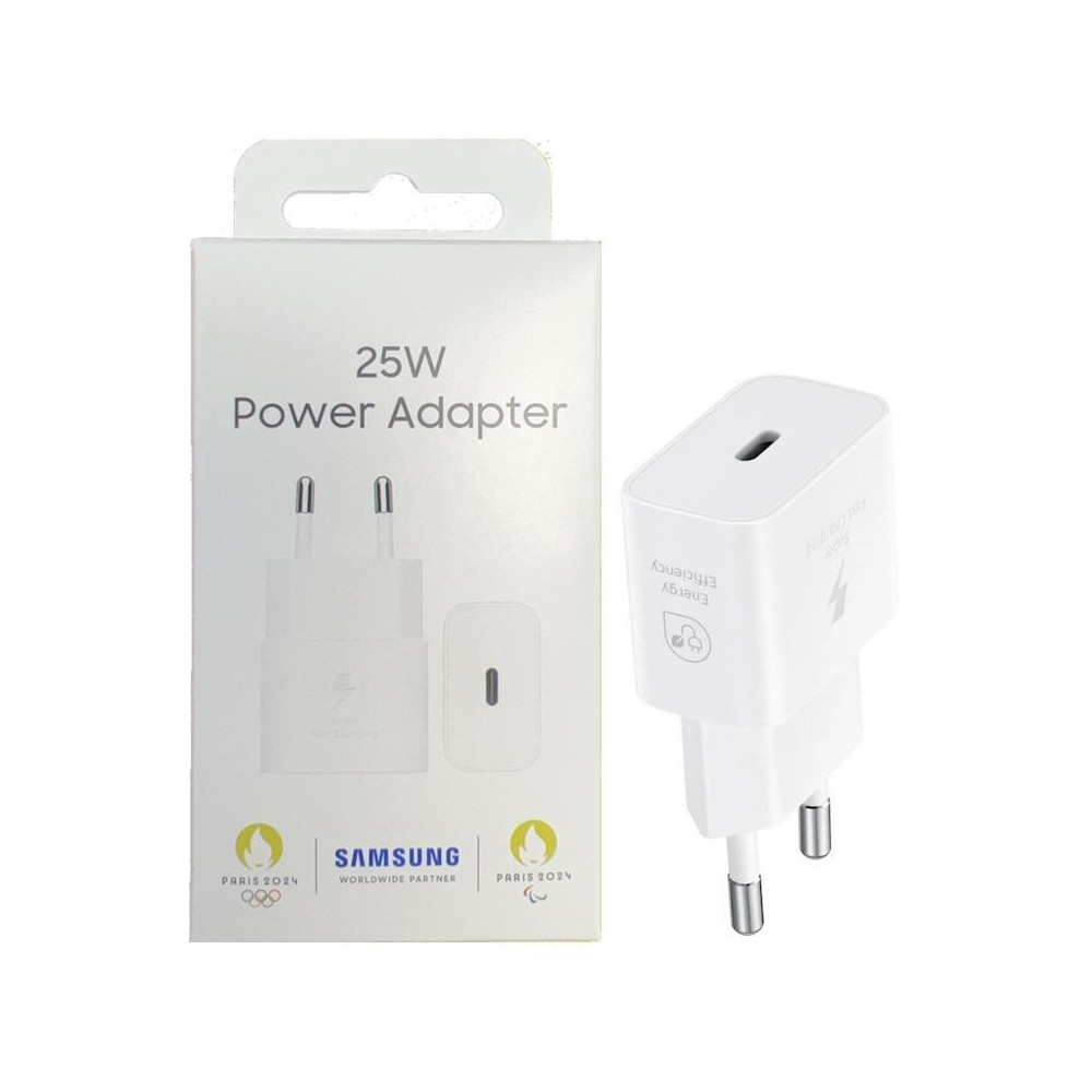 Caricabatteria Originale Samsung EP-T2510NWE 25W Bianco