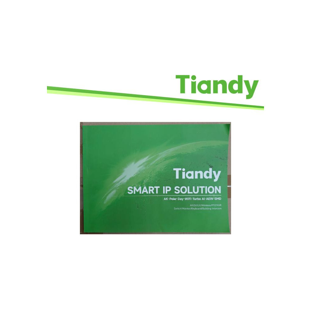 Tiandy Brochure - Presentazione Azienda e Prodotti