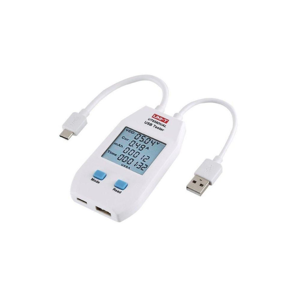 Tester USB UT658 Dual Tensione Potenza Corrente