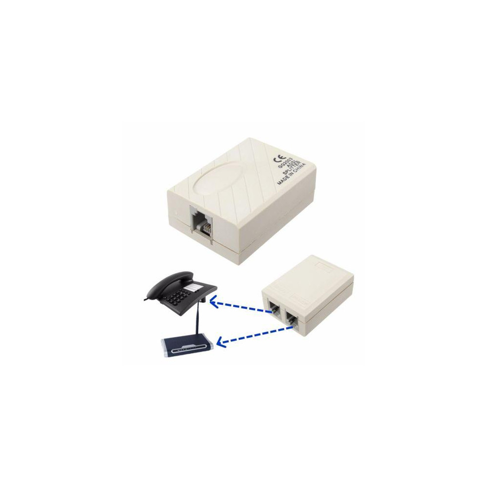 ADSL splitter - filtro per linea adsl RJ-11 - bulk