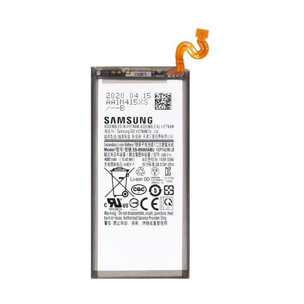 Batteria Samsung Note 9 EB-BN965ABE 4000mAh Bulk N960