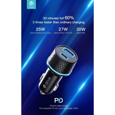 Carica Batterie Rapido slim 2 USB 52.2W da auto 12-24 Volt