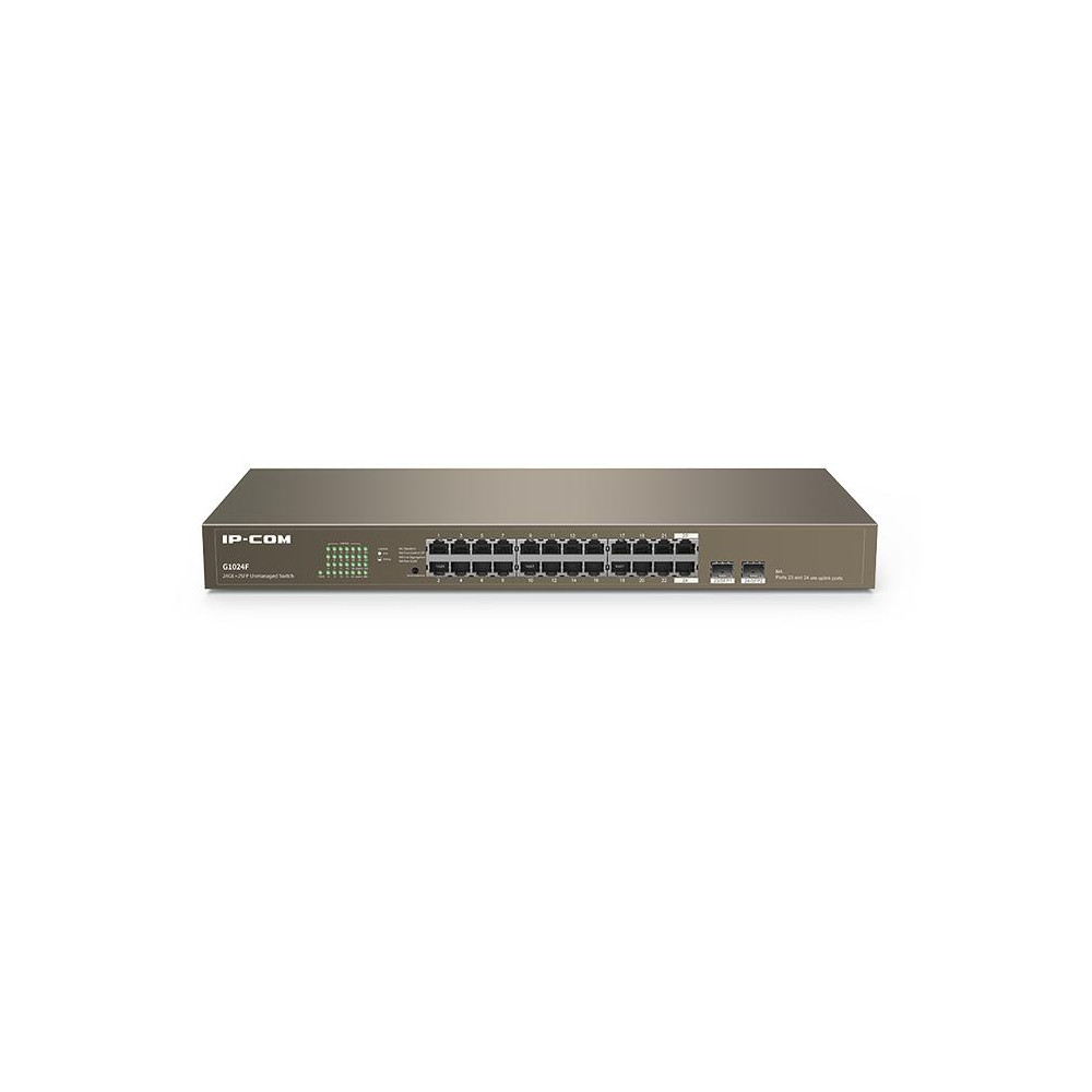 Switch Unmanaged 24 porte 10/100/1000Mbps + 2 SFP Gigabit