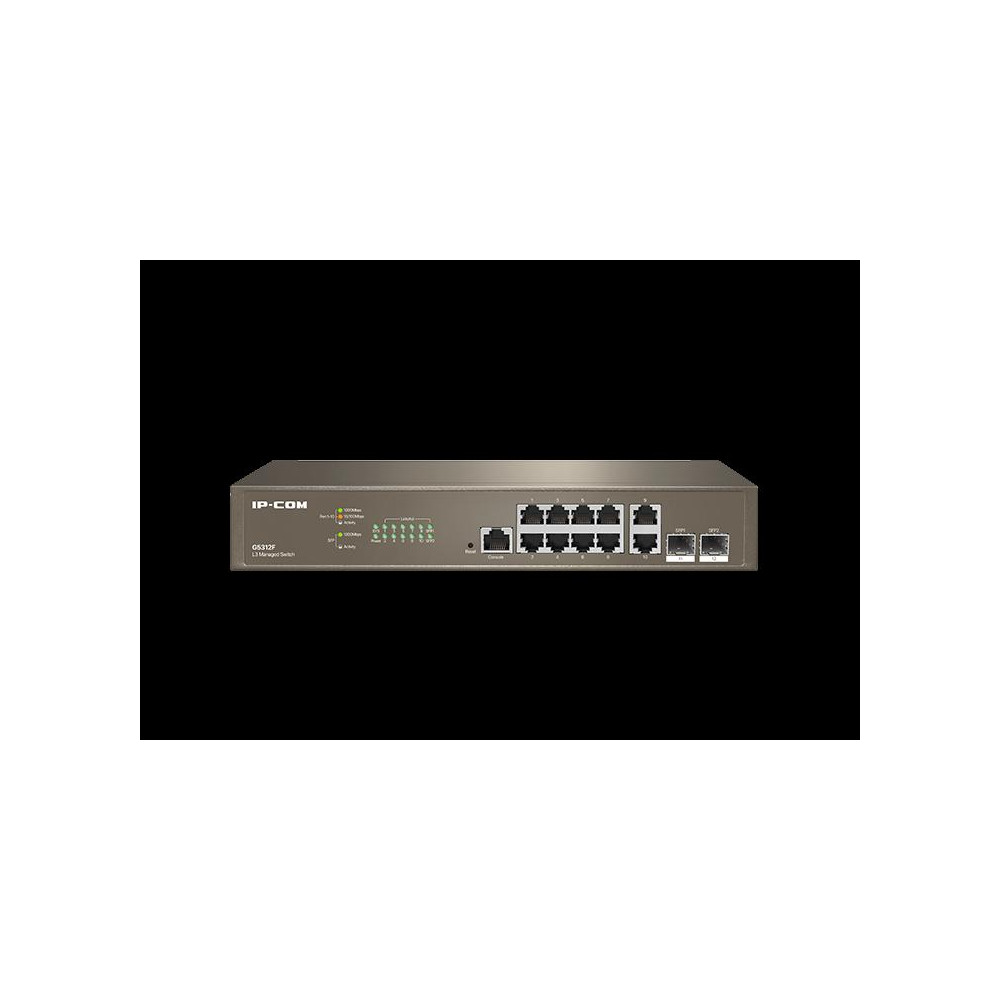 Switch L3 Managed 10x10/100/1000Base-T + 2 SFP Gigabit