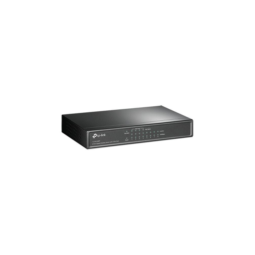 Desktop switch 8 porte gigabit 4 porte PoE 55W TL-SG1008P
