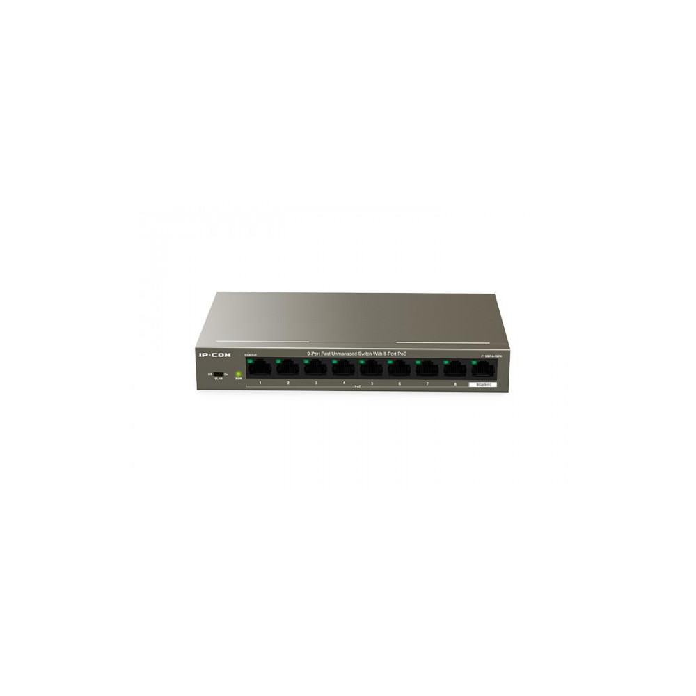Switch desktop 9 porte 10/100 Mbps 8 Porte PoE F1109P-8-102W
