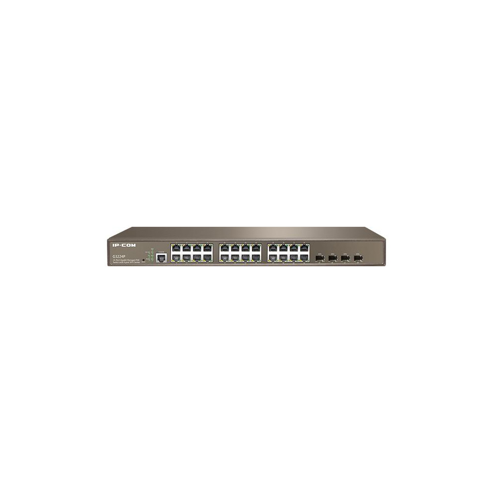 Switch rack 24 porte Gbit Poe+ Managed 4 porte SFP G3224P