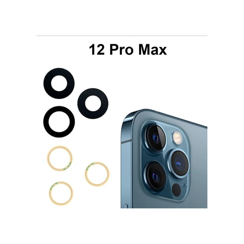 Lenti Fotocamera posteriore Foxconn per iPhone 12 Pro Max