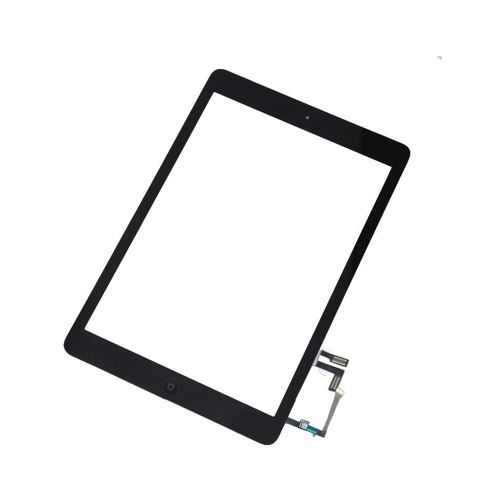 Touch+Telaio LCD+Pulsanti Home AAA per iPad Air A1474 Nero