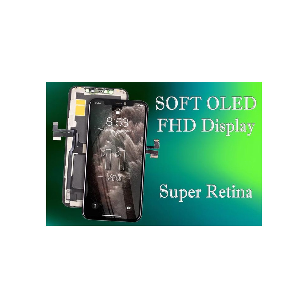 Lcd per iPhone 11 Pro Oled Soft FHD Selezione A+ Alta Qualit