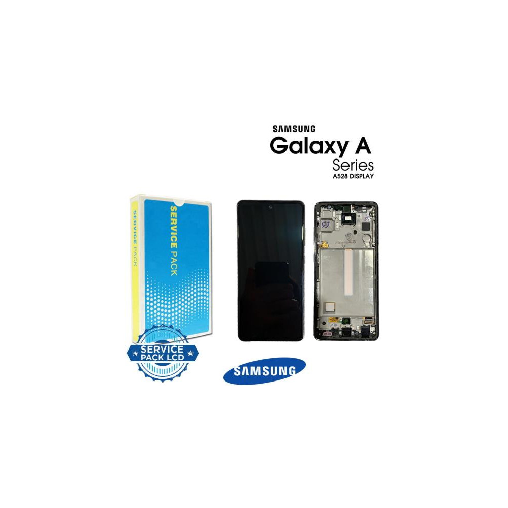 Lcd Samsung SM-A528 A52s 5G Nero Service Pack GH82-26861A