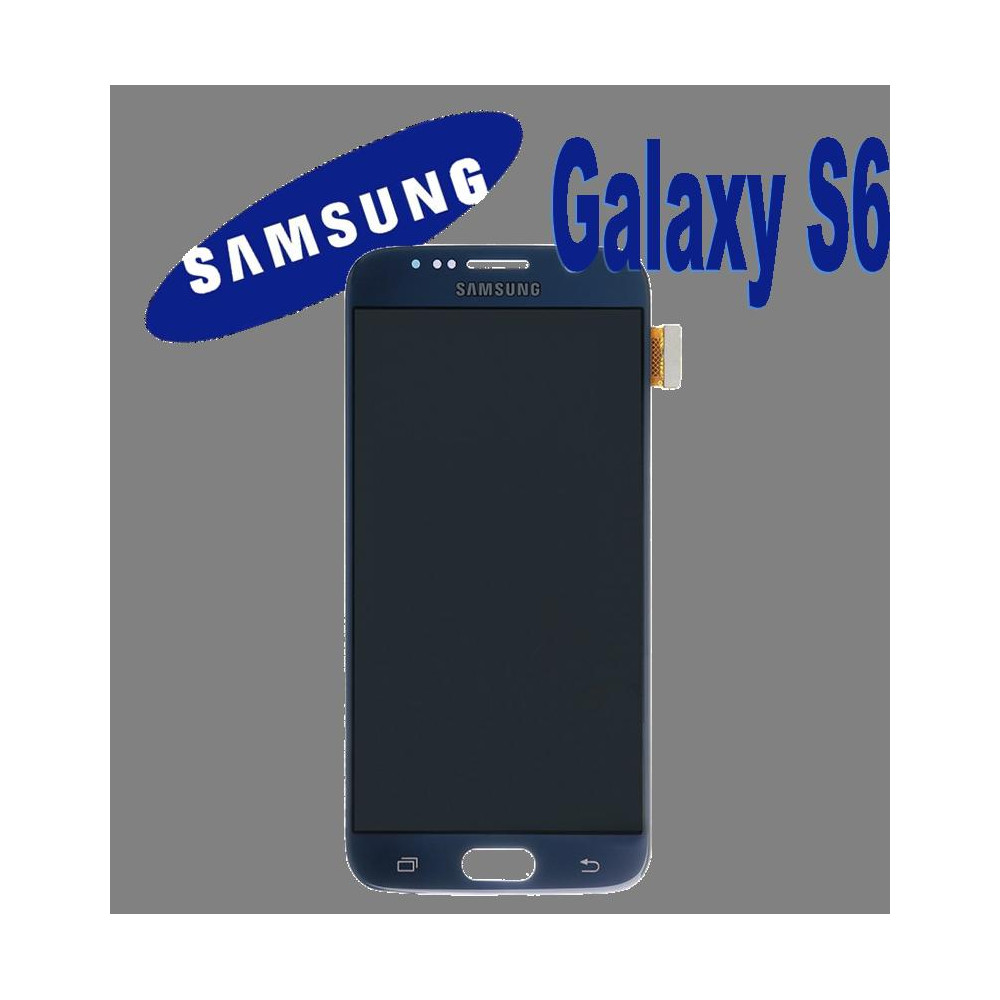 LCD + TOUCH ORIGINALE PER GALAXY S6 NERO GH97-17260A