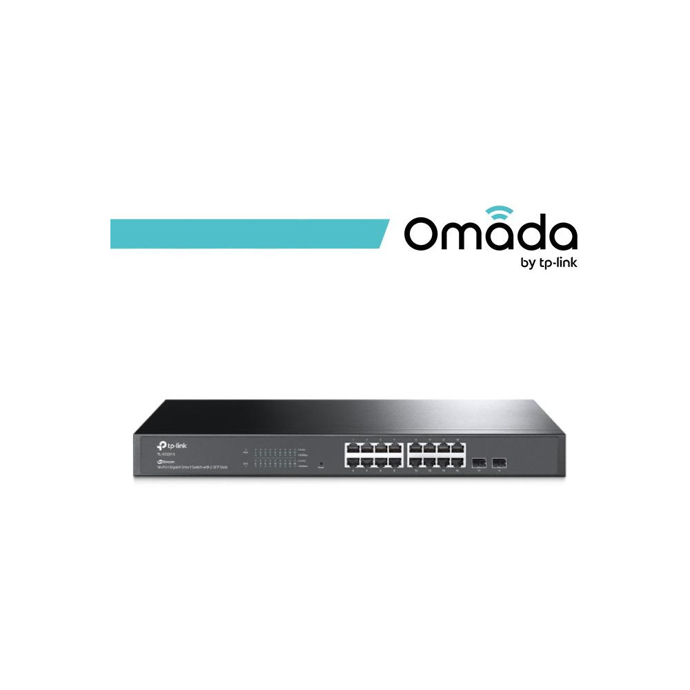 Omada Switch Smart 16 Porte Gigabit + 2 slot SFP