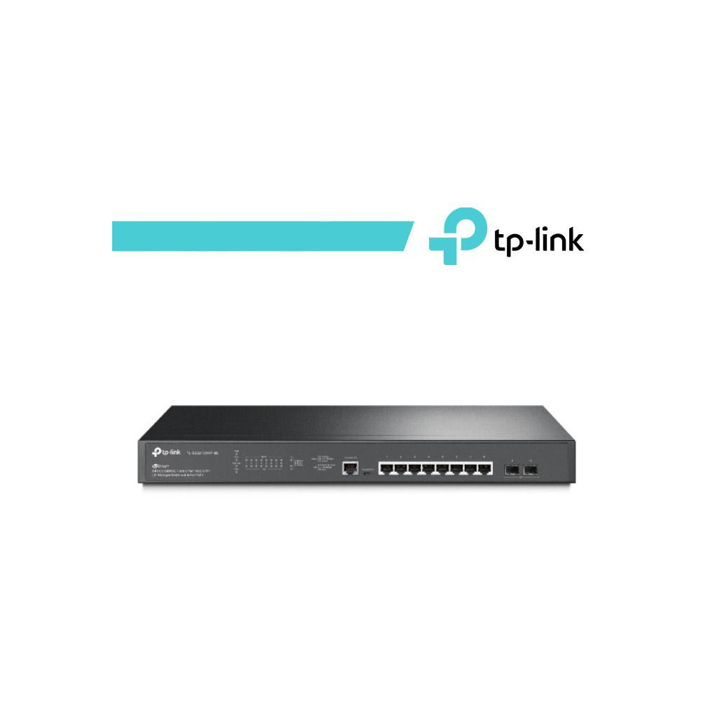 TP-Link Omada Switch Managed L2+ 8Porte PoE+ 2Slot 10GE SFP+