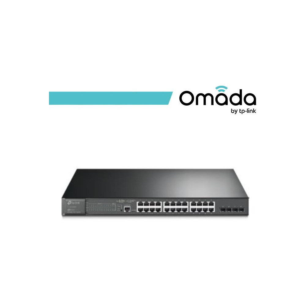 Omada Switch 24 Porte Gigabit PoE+ e 4 Slot SFP
