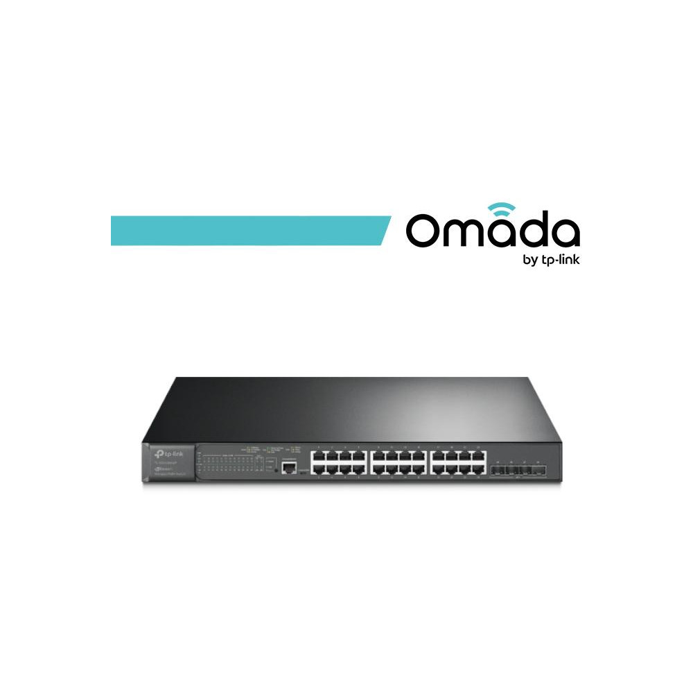 Omada Switch L2+ 24Porte Gigabit PoE+ 4SFP+10GE
